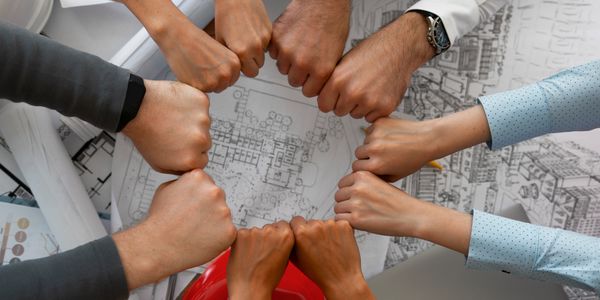 Community members collaborating